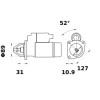 Démarreur 12V 4kW