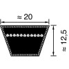 Courroie trapézoïdale 20x975 Optibelt