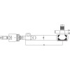 Embouts de barre d'accouplement avec embout de barre d'accouplement axial