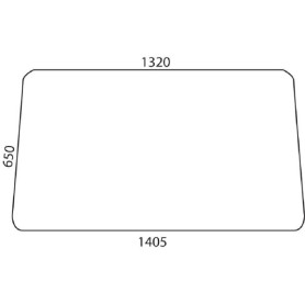 Pare-brise sup. - FIAT - SOMECA - Ref: D9030