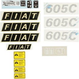 Kit d'autocollants 605 c - FIAT - SOMECA - Ref: A865486N