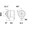 Alternateur 12V 65A