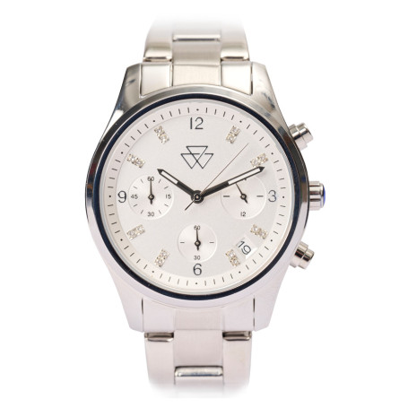 MONTRE POUR FEMME EN ACIER CHROME