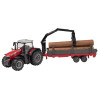 Jouet: MF 8740 S avec chargeur de bois et troncs