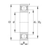 Roulement à billes à gorge profonde 45x75x16mm SKF - Ref: 60092RSC3SKF