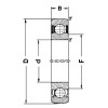 Roulement 35x73x17 SKF - Ref: XG207NPPB