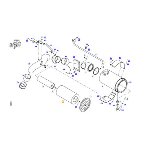 Filtre a air Fendt - Ref : F926200090010