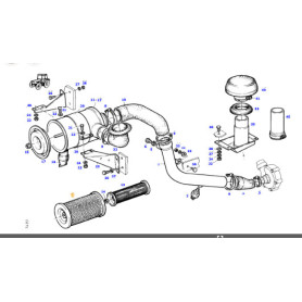 Filtre a air Fendt - Ref : F198200090010