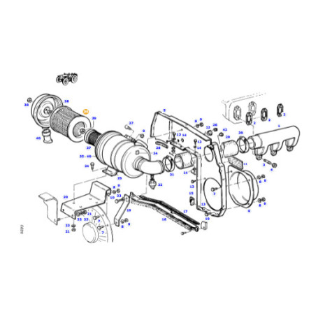 Filtre a air Fendt - Ref : X810270073000