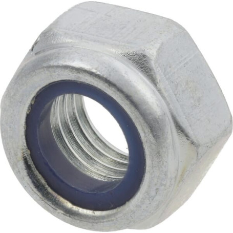 Ecrou hexagonal autobloquant à bague nylon DIN985 M20x2.50 Kramp - ref: 9852010 - x10