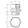 Raccord renifleur ML/B - ref: OFMLB