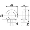 Anneaux de levage femelles M12 zingué - Pack de 10