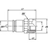 Coupleur mâle 1/2-1/2" BSP