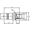 Coupleur mâle 1/2- M18x1,5-12L