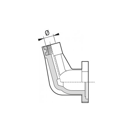 Support Manomètre 1/4" Polypropylène Réf. : 717706