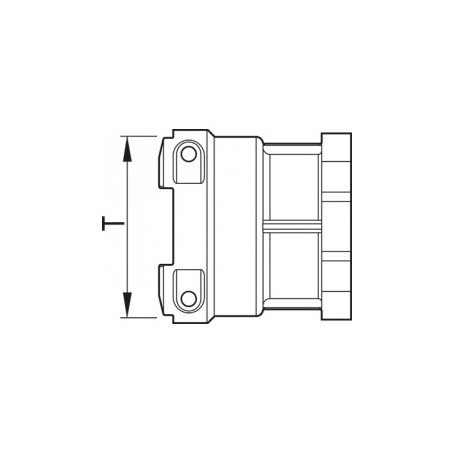 Adaptateur Femelle 863 T5F Réf. : 721928