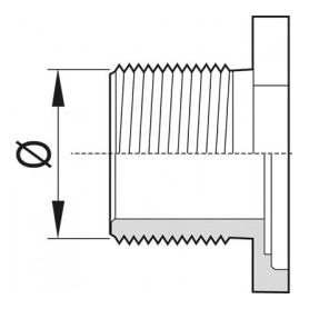 Mâle 1"Npt Laiton Réf. : 717238