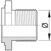 Mâle 1" Laiton Réf. : 717165