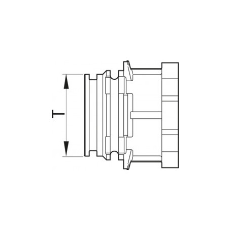 Adaptateur Femelle 863 T5M Réf. : 721929