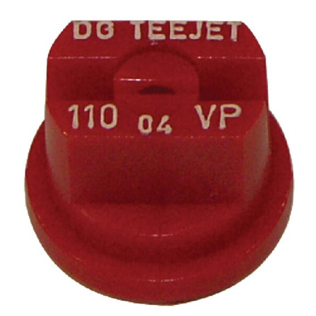 Buse à jet plat DG 110° 04 rouge plastique TeeJet