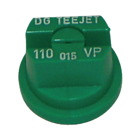 Buse à jet plat DG 110° 015 vert plastique TeeJet