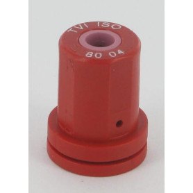 Buse à injection d'air à cône creux TVI 80° 04 rouge céramique Albuz