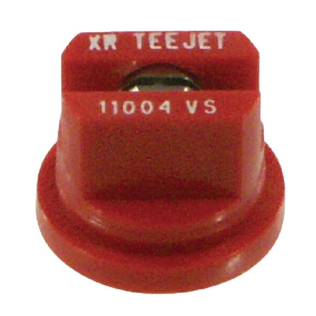 Buse à jet plat XR 110° 4 rouge acier inoxydable TeeJet