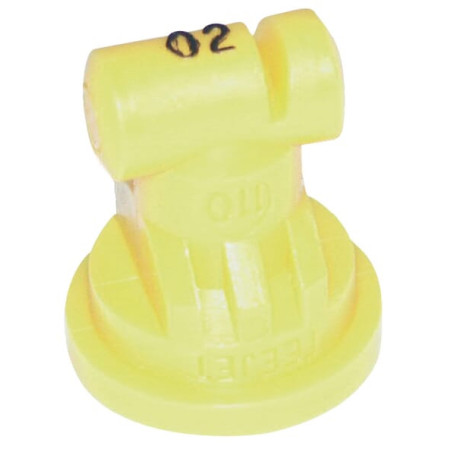 Buse à grand angle TT 110° 2 jaune plastique TeeJet