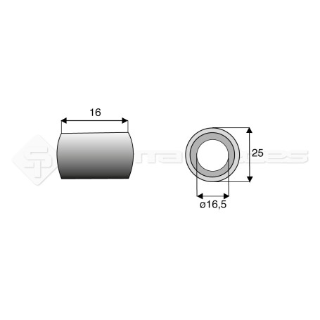 Bague / Entretoise / Rondelle SYM60BT