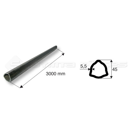 Tube de cardan Tube T 45X5.5 - Lg 3M