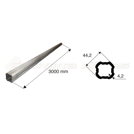 Tube de cardan Tube Int. 44.2X4.2 Quad  Lg3M