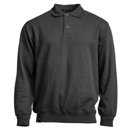 Polo Sweat-Shirt Noir