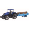 New Holland T7.315 avec remorque à bois - BB1844068