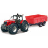 Massey Ferguson 8700 avec remorque basculante