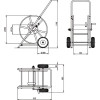 Chariot à tuyau Profi II