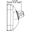 Rétroviseur -Largeur : 225 mm -Longueur : 415 mm