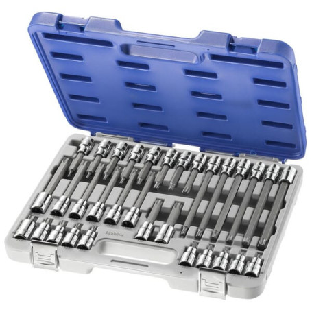 Coffret de douilles tournevis 1/2" torx - 32 pieces