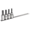 E031807 jeu de 4 douilles Torx® sur rack 3/8"