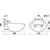 Abreuvoir avec soupape tubulaire - Abreuvoir à poussoir G51