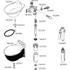 Pièces pour abreuvoir modèle 7 Suevia - Corn. d'assbl. avec régul.