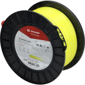 Fil de coupe Ø 2.4mm 180m rond jaune Kramp