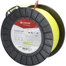 Fil de coupe Ø 3.3mm 90m rond jaune Kramp